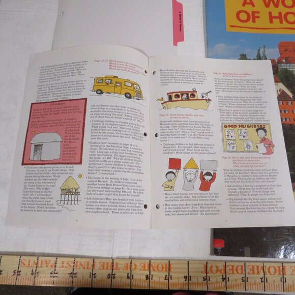A world of Homes BIG BOOK (almost 2 feet tall) with teacher pages  Classroom - Picture 9 of 14